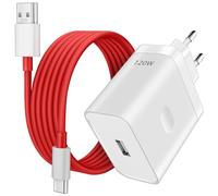 120W Caricatore Rapido con Cavo USB C 1m 10A per Oneplus 13 13T 13R 13s 12 Nord 4 5 CE 4 5 Lite,SUPERVOOC Charge Caricabatterie Spina Alimentatore per realme GT 7T 7 7Pro 6 6T 15Pro per OPPO Reno 14
