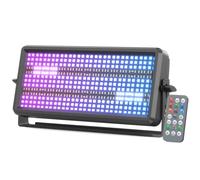 120W LED Wallwasher Strobo Luce da Palco,Proiettore LED RGBW 4in1 Luci Discoteca con Telecomando,LED Stroboscopio Effetto Faretto Barra Luminosa per DJ Bar,Disco,Natale,Halloween,Feste,Matrimoni
