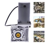 120W motoriduttore NLRV-040 velocità cambio regolabile riduttore di velocità a vite senza fine motore elettrico ad alta coppia DC 12V 1800RPM Gray