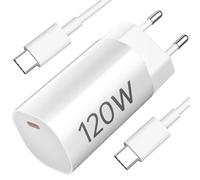 120W per Turbo Caricabatterie Rapido USB C per Redmi Note 14 13 12 Pro+ Mi 14T Pro,Type C Caricabatterie rapido Adattatore Charge-Turbo con 6A Cavo USB C 1M per Xiaomi 15 14 13 Ultra POCO X7 X6 F6 Pro
