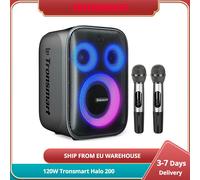 120W Tronsmart Halo 200 altoparlante per feste Karaoke supporta microfono cablato ingresso per chitarra Syncs audiocross 100 altoparlanti accoppiamento Stereo Tronsmart Halo 200