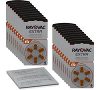 120x Rayovac Extra Advanced Pila per Apparecchio Acustico Braun 312 (10x6er) +