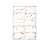 120x/Scatola Solido Colore False Nails Mandorle Pressa Su Artificiale Copertine Bastone Su Manicure Forniture