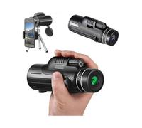 120x100 Monocular Telescope with Night Vision, Monoculars for Adults Stargazing,bak4 Portable High Powered Spotting Scopes for Bird Watching,black f54