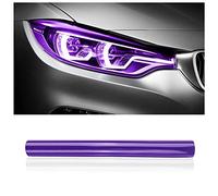 120x30cm Tagliabile & Allungabile Pellicola Fari Auto,Autoadesivo Pellicola Oscurante Fari Auto Decorazioni Auto,Pellicola per Fari Auto Accessori Auto per Auto SUV Camion (Viola)