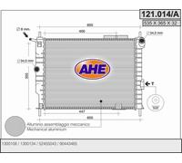 121.014/A AHE Radiatore, Raffreddamento motore per OPEL,VAUXHALL