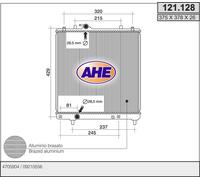 121.128 AHE Radiatore, Raffreddamento motore per OPEL,VAUXHALL