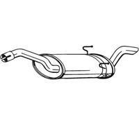 121 CV SILENZIATORE POSTERIORE PER FIAT Ulysse 220 2.0 KW 89 CV 121