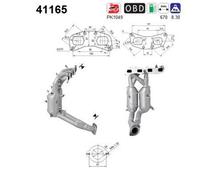 121 KW 165 CV CATALIZZATORE PER Alfa Romeo GT 937 2.0 JTS