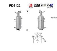 AS FD5122 Filtro antiparticolato (FAP)