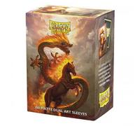 12115 100 Bustine ST Brushed Art Fire Horse 26 Dragon Shield