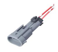 12162017 H1348-2P H1490-2P Presa impermeabile automatica a 2 pin per cablaggio compressore aria condizionata(2p male)