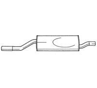 122 cv Silenziatore posteriore per BMW 5 E28 525e 2693 cc 90 KW 122 CV