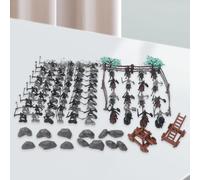 122 pezzi antichi soldati romani scena di battaglia uomini dell'esercito