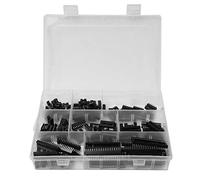 122 pezzi, set di adattatori per zoccoli IC da 2,54 mm, zoccoli IC DIP - 8, 6, 14, 16, 18, 24, 28, 40 pin, connettori per componenti elettronici assortiti per la prototipazione e l