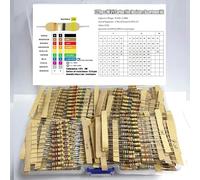 1220PCS / Lot 1W 5% 122Values 0.33-2.2M Ohm Set di kit di resistori a film di carbonio assortiti KHzIgRdY