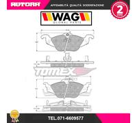 1221 Kit pastiglie freno a disco ant.adatto a Chevrolet-Opel (MARCA-WAG)