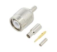 122116 Connettore TNC maschio dritto 50Ω giunto a morsetto delrin (POM) AMPHENOL