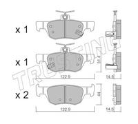 1226.0 TRUSTING PAST.FRE. MAZDA 3 IV Trusting Freni