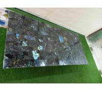 122cm x 76.2cm Labradorite Tavolo Pietre Semi Preziose Handmade Patio Marmo