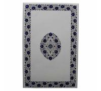 122cm x 76.2cm Marmo Tavolo Top Semi Precious Lapis Sassi Inserto Handmade Work