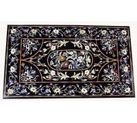 122cm x 81.3cm Marmo Caffè Centrale Table Top Handmade Intarsiato Arredo Casa