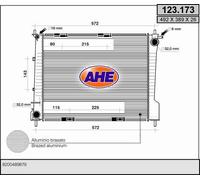123.173 AHE Radiatore, Raffreddamento motore per RENAULT