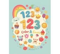 123 Color & Count: A Fun Numbers Coloring Book for Kids Ages 3-5