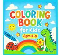 123 Coloring Book: Coloring Book For Kids Ages 4-8| Amazing Animals , Numbers , Alphabets | 100 pages 8.5 x 8.5 inch