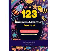 123 Numbers Adventure Book 1-10: Count, Trace & Learn Numbers 1-10