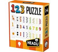 Headu Gioco educativo 123 Puzzle MU54907 – Numeri e quantità in sequenza, STEM 3-6 anni