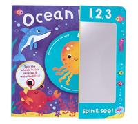 123 Spin & See! Ocean Explorer: Sea Animal Board Book with Mirror for Toddler Learning