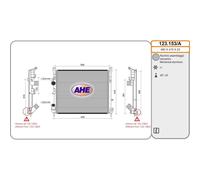 123153A RADIATORE RAFFREDDAMENTO MOTORE AHE RENAULT KOREA