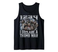1234 I Declare A Thumb War Canotta