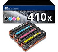 123CONSUMMABLES - 410X - Toner compatibili con HP CF410A CF410X 410A 410X per HP Color Laserjet Pro MFP M477fdw M477fnw M477fdn M452nw M377dw M452dn M452dw M477 M452 (nero/ciano/magenta/giallo) - Nouv