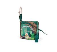 123EVEIL - Libro di risveglio, tema della giungla - Giocattolo sensoriale multi-attività per bambini