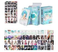 124 pezzi EN- SK IVE GIDLE TWICE 60 pz Photocards Biglietti di Auguri Collezione Mini Card Cartoline Postcard Lomo Card e 64pcs Adesivi (G) I-DLE
