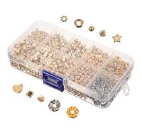 1240 Pcs Perline Collane Fai Da Te Set Creare Gioielli Distanziatrici