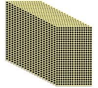 12480Pcs Dot Stickers Adesivi 6mm Piccolo Cerchio Adesivi Colorati Rotondi Adesivi (Nero)