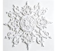 124cm Rosone Lampadario Soffitto Bianco Polistirolo Decorativo