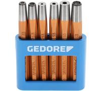 125 B - GEDORE - Assortimento di cacciarivetti e ribaditori 6 pezzi Gedore
