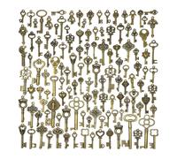 125 ciondoli per chiavi scheletrate in stile vintage stile antico per