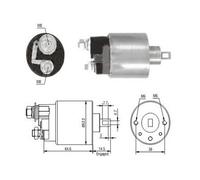 125 CV Elettromagnete Motore d'avviamento per HONDA CRX I AF, AS 1.6i 16V KW 92