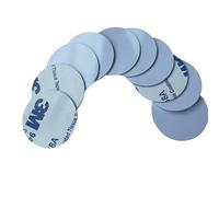125 kHz T5577 - Ciondoli a moneta RFID con retro autoadesivo per portachiavi di identità che possono essere riscritti, con un diametro di 25 mm, confezione da 10