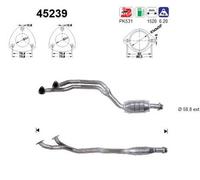125 KW 170 CV CATALIZZATORE PER BMW 3 Compact E36 323 Ti