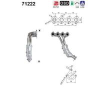 125 KW 170 CV CATALIZZATORE PER Mercedes Classe C T-Model S203 C 200 CGI Kompres