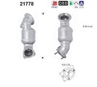 125 KW 170 CV CATALIZZATORE PER Opel Astra H TwinTop A04 2.0 Turbo