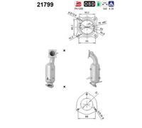 125 KW 170 CV CATALIZZATORE PER Opel Insignia A Sports Tourer G09 1.6 SiDi