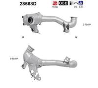 125 KW 170 CV CATALIZZATORE PER Peugeot 807 EB 2.2 HDi