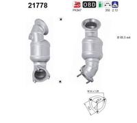 147 KW 200 CV CATALIZZATORE PER Vauxhall Zafira MK II (B) A05 2.0